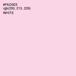 #FAD5E5 - Pig Pink Color Image